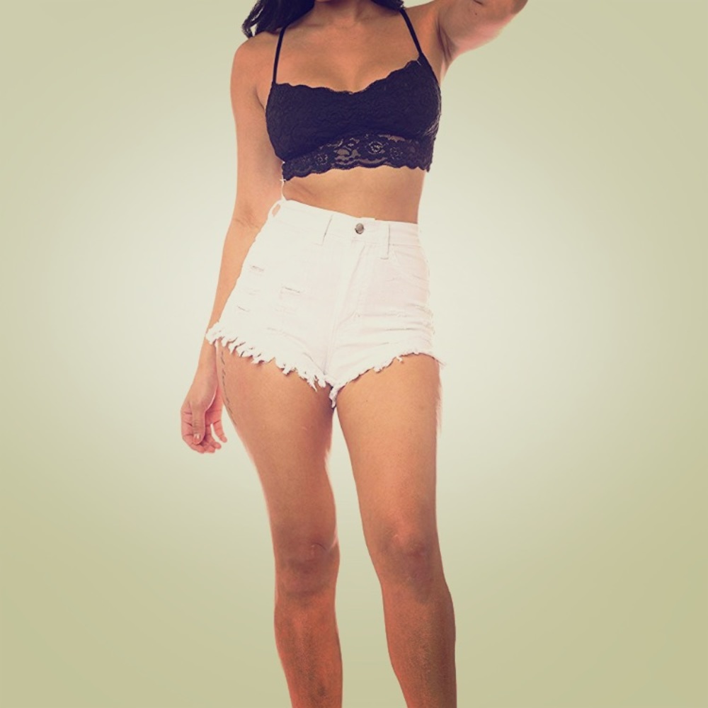 High waist shorts